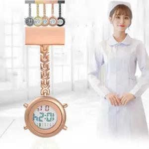 키밍 디지털 간호사 시계 근무용 다용도 걸이형 클립 용품 수능 손목 초시계 방수 의사 스틸 주머니