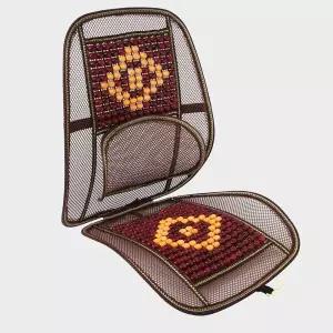 허리편안 차량용 여름시트 방석 쿨방석 매트우드쿨 매쉬커버 시트 자동차 자동차링 쿨링 통풍 용쿨