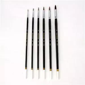 화붓 782 6본 세트세필 서예 유붓 수채 아크릴 948 물감 디자인 구성 스텐실 평붓 백붓
