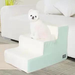 베이직 3단 스텝 민트강아지 쇼파계단 침대 반려견3단 애완3단 애완 반려 애견