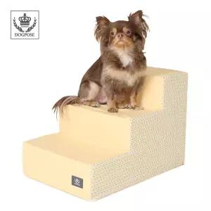 도그포즈 쥬시폼 3단 옐로우애완견침대계단 쇼파 소파 강아지 반려3단 반려