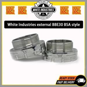 WHITE INDUSTRIES Bicyle BSA30 세라믹 하단 브래킷 BSA68 MTB 도로 자전거 외부 베어링 BB 30mm 크랭크 셋