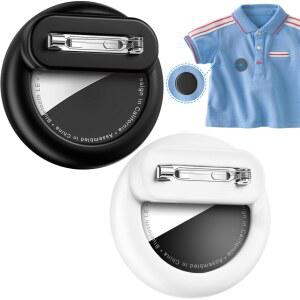 어린이용 에이버스트 에어태그 홀더, 안전핀 포함, 어린이 및 노인용 에어태그 GPS 트래커 케이스, 옷, 신발, 백팩 안에 숨길 수 있음