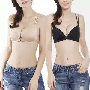 비키니브라 온나핏 가슴보정 앞후크 브라