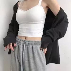 브라 언더웨어 스포츠 브라렛 미드밴딩 브라탑