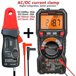 NEWRUIKE XCRK97 디지털 멀티미터 자동 범위 NCV Hz Ture RMS AC/DC  6000 카운트 전문 고정밀 멀티 미터