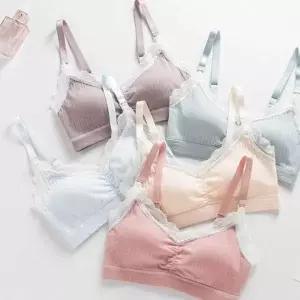 모달 임산부 수유브라 2개 세트 브라렛 심리스