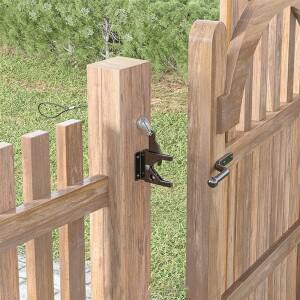 강스틸 스프링 케이블 자동 잠금 게이트 당김 줄 탄소강 도어 다기능 경량 개방형 헤비 듀티