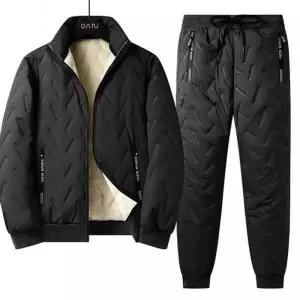 [라일리의류] Rly 2배두툼패딩솜 고급 융털 상하세트 남여공용 기모