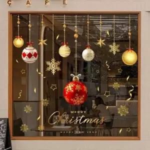 ( )크리스마스윈도우스티커(포인트볼)