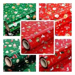( )기븐 증착롤포장지 메리크리스마스 중 375x17m 초록 초록 136035
