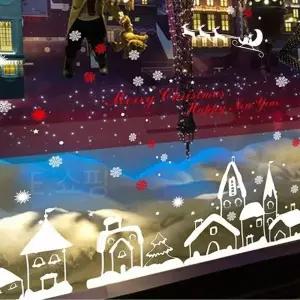 ( )크리스마스 데코 인테리어 스티커 마을2