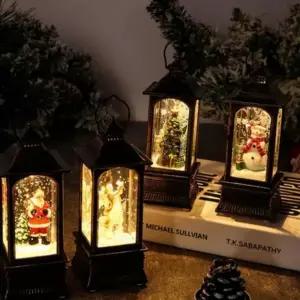 카페 크리스마스 식당 교회 학원 성당 유치원 어린이집 업소 무드등 인테리어 워터볼 소품 LED 스노우볼