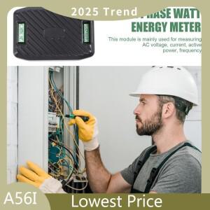 ABDD Peacefair AC 단상 와트 에너지 미터 RS485 Modbus 220V 100A 전압 전류 주파수 역률 Kwh 미터(Sp 포