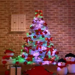 ( )메리크리스마스 풀세트 150cm 카니발레드 A전구 화이트트리