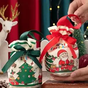 크리스마스 선물주머니 산타 트리 성탄절 어린이집 유치원 사탕 간식포장