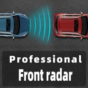 자동차 앞 주차 센서 키트 Parktronic 보조 시스템 LCD 모니터 부저 음성 볼륨 조정 가능 차량 범용