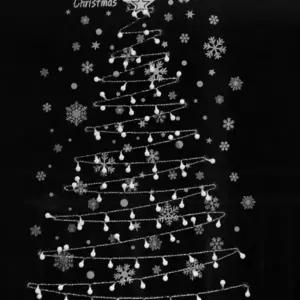 ( )데코 장식 스티커 성탄절 가게 눈꽃 창문눈꽃 유리창 창문 크리스마스 업소용