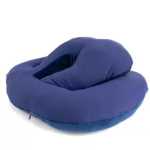 사무실 낮잠깔끔한용 목베게 목쿠션 네이비