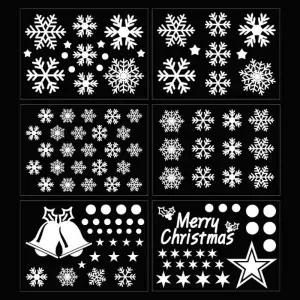(상품선택 눈꽃장식 스티커 세트)눈꽃장식 스티커 세트 크리스마스 벽트리 장식