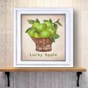 풍수인테리어 사과그림 액자 30W 3APP6 풍수그림 돈들어오는 부자되는그림