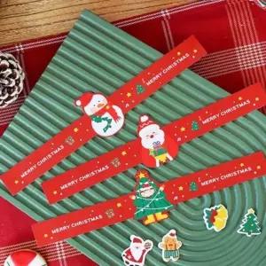 ( )크리스마스 베이킹 장식 테두리 스티커 5장 쿠키통