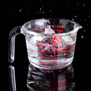 제빵용 유리 계량컵 500ML 빵 재료 측정컵 요리 계량 비이커컵