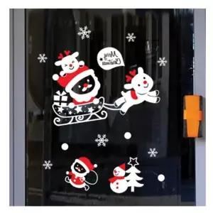 ( )겨울X-MAS 스티커 빨간모자산타 DIY인테리어 스티커 크리스마스 산타