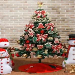 ( )메리크리스마스 해피쿠키 A전구 스카치트리 풀세트 180cm