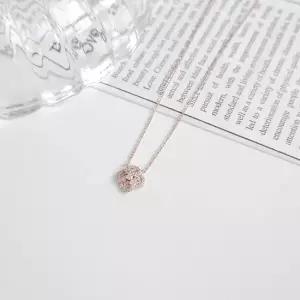 오팔하우스 925Silver 크로바 큐빅 목걸이 OPMUN13202