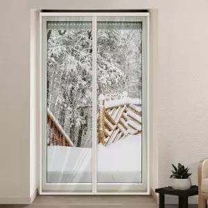 [무료배송] 프리미엄 보온 자석방풍커튼 소 블랙 현관 바람막이