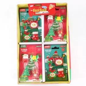 ( )126C 이천 크리스마스 너랑나랑 모양지우개 24개세트