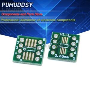 20PCS TSSOP8 SOP8-DIP8 전송 보드 DIP 핀 피치 어댑터