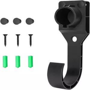 SAE J1772 충전기용 DXNQ 전기차 충전기 홀더 후크가 있는 벽걸이 충전 케이블 헤비 듀티 노즐 홀스터 도크