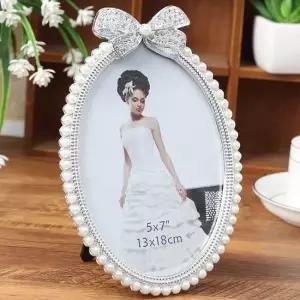 탁상용액자 엔틱사진액자5x7 진주액자 수지액자