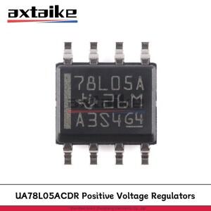 양전압 조절기 IC UA78L05ACDR SOP-8 78L05 MC78L05DR2G 0.1A 5V SMD 칩 100mA 10 개