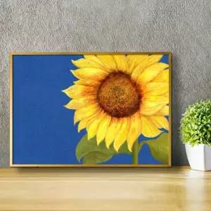 풍수인테리어 해바라기그림 액자 A3 3SUN3 풍수그림 돈들어오는 부자되는그림