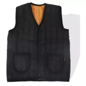 융털 기모 패딩조끼 깔깔이 남성 방한 조끼 누빔 경량 겨울조끼