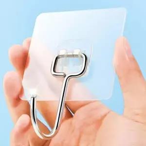 [무료배송] 초강력 벽걸이 후크 10P 못없이 행거 벽옷걸이 고리