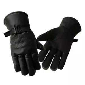 (옵션 GL다이아퀼팅 오토바이장갑(블랙FREE))자전거잡화 오토바이용 라이딩장갑 겨울방한 가죽