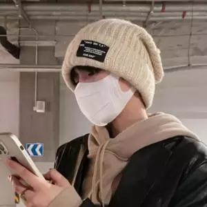 남성 여성 3컬러 부드럽고 포근한 겨울 DEL 니트비니