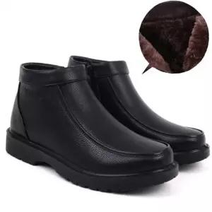 남성 고급 정장 겨울 슈즈 털 구두 미끄럼방지 방한화