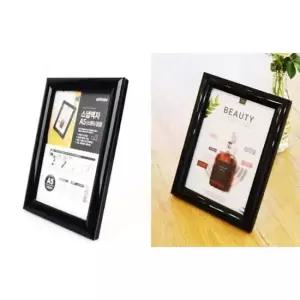 액자 스탠드 사진액자 검정-A5 미니 돌사진 소형 소품 납골당