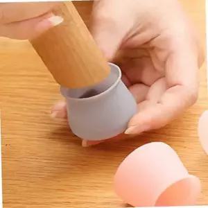 바닥 소음 긁힘 방지 의자다리 보호 캡 커버 실리콘