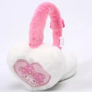 ( )EA 마이멜로디 글리터 하트 접이식 귀마개 어린이 겨울 방한용품