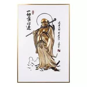 달마 행복 액운막이 달마도 3D 액자 40x60