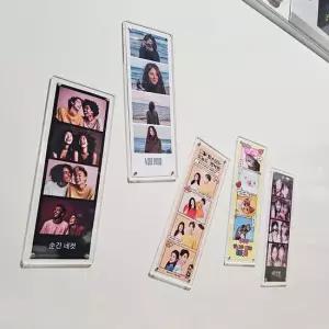 포토액자 느낌상점 아크릴 액자 붙이는 자석 탁상액자
