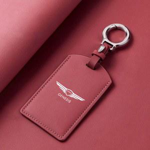 가죽 자동차 스마트 NFC 카드 키 커버 케이스, 보호대 쉘 포브, 제네시스 GV60 카드 2023 순수 전기 G80 NFC 액세서리, 신제품