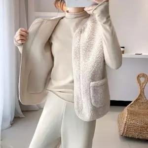 여성 뽀끌이 양털 조끼 겨울털 단체 발열 조끼