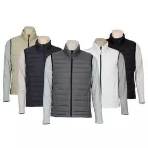 남녀공용 겨울 보온 배색 포켓 경량 패딩 베스트 조끼